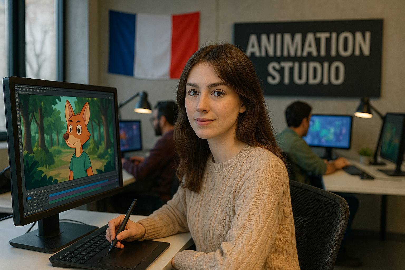 اقامت فرانسه برای هنرمندان دیجیتال: راهنمای Talent Passport برای انیماتورها و طراحان 🎨